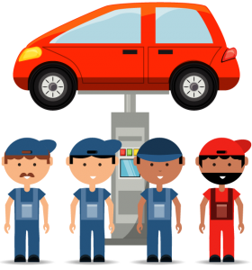 Blixenkrone holder autolifte i luften, med autoliftservice.